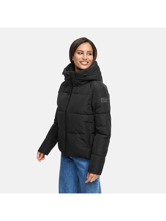 Navahoo Navahoo Kurtka zimowa Frostherz Czarny Regular Fit