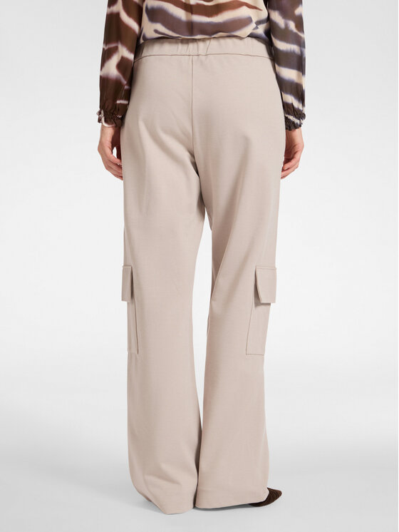 Elena Mirò Elena Mirò Pantaloni di tessuto P059Z000135N002 Écru Regular Fit