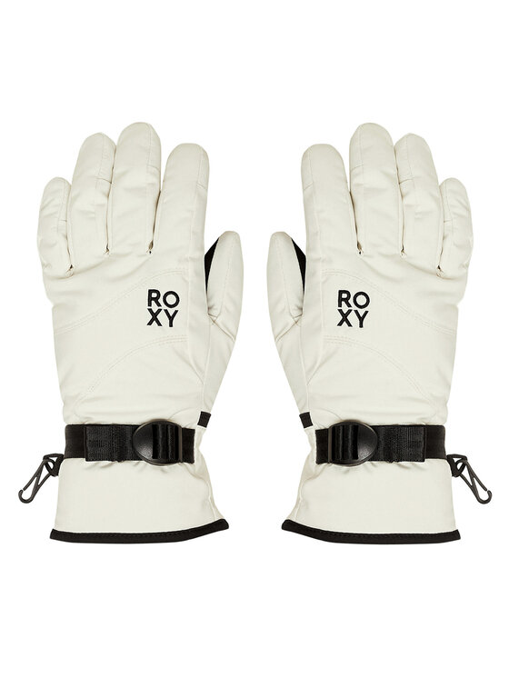 Roxy Roxy Snoubordové rukavice Jetty Solid ERJHN03267 Biela