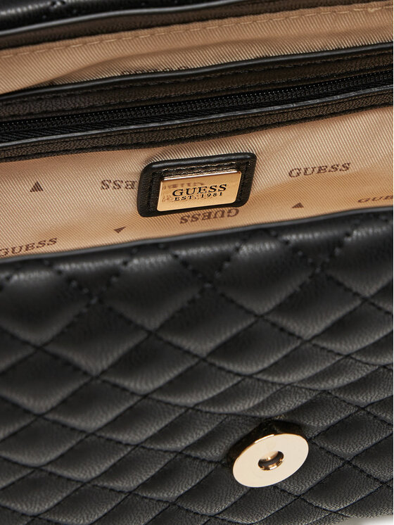 Guess Guess Τσάντα Everlee HWEG86 79210 Μαύρο