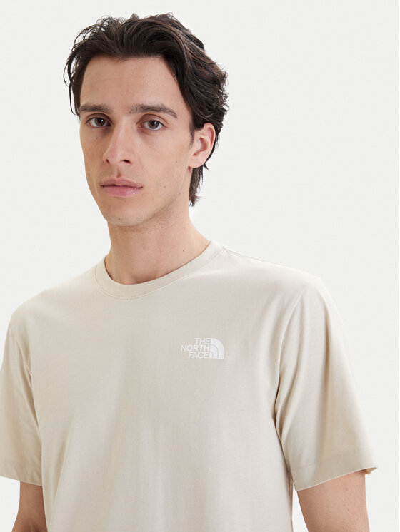 The North Face The North Face Tričko NSE Box NF0A8GV2 Béžová Regular Fit
