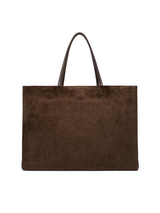 Tory Burch Tory Burch Дамска чанта Ella Suede Tote 170980 Кафяв