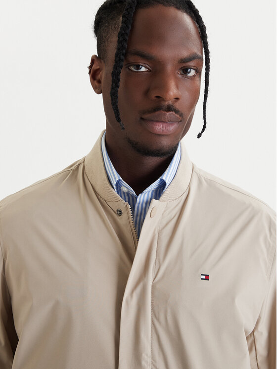 Tommy Hilfiger Tommy Hilfiger Bomber MW0MW36665 Beige Regular Fit