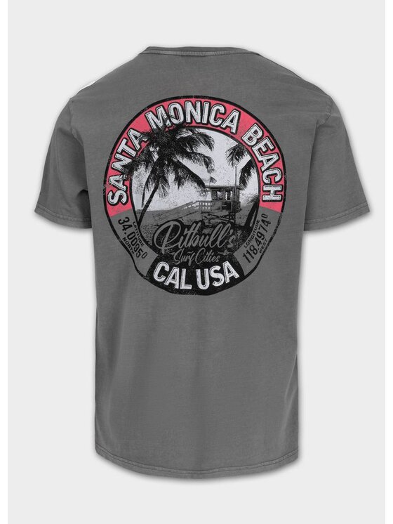 PITBULL PITBULL T-Shirt AUTOMATIC Szary Regular Fit