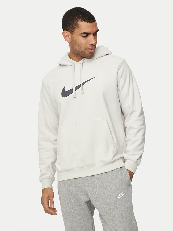 Nike Felpa di pile FQ8820 Grigio Regular Fit Modivo