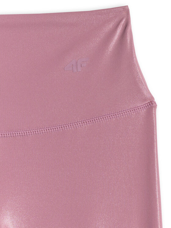 4F 4F Legginsy YOGA Różowy ciemny Slim Fit