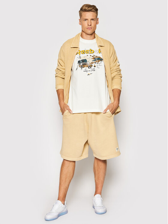 Felpa Classics Natural Dye GV3480 Beige Oversize