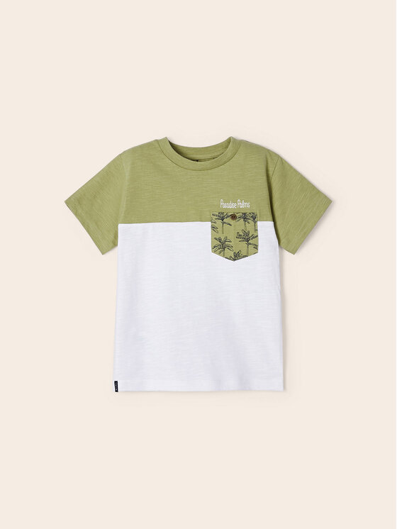 Mayoral Mayoral T-Shirt 3006 Zielony Regular Fit