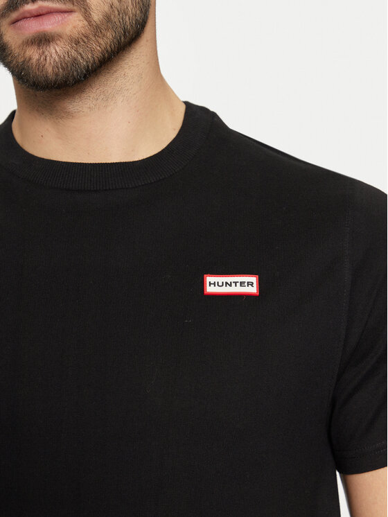 Hunter Hunter T-Shirt HARM0039242 Czarny Regular Fit