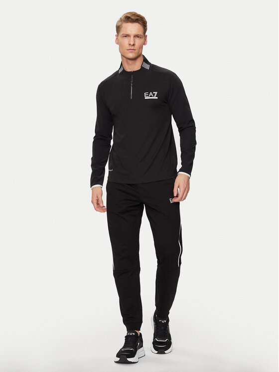 EA7 Emporio Armani EA7 Emporio Armani Hosszú ujjú 3DPT03 PJMLZ 1200 Fekete Regular Fit