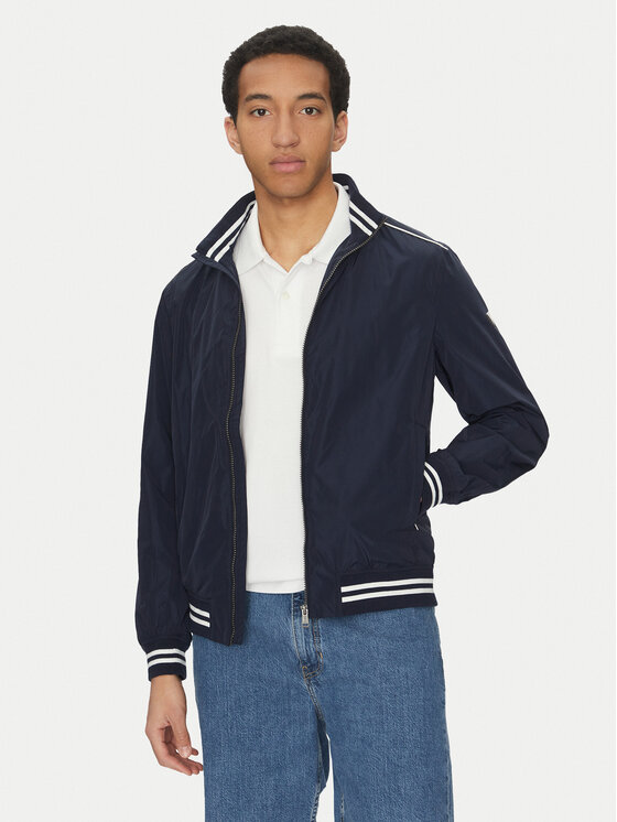 Guess Guess Bomber dzseki M5GL28 WH762 Sötétkék Regular Fit