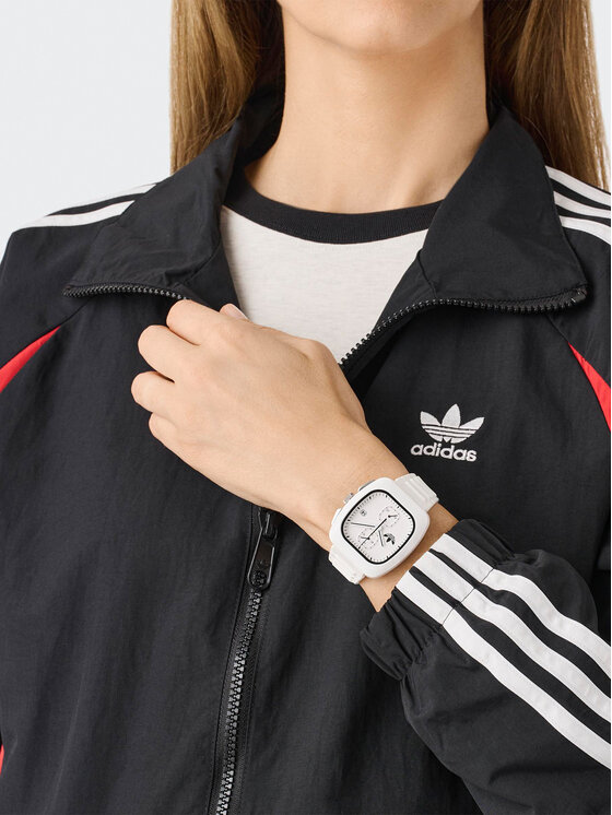adidas adidas Zegarek Retro Wave Two Chrono AOSY24532 Biały