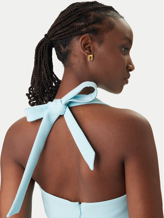 Bardot Bardot Kokteilikleit Deserae Halter Neck 60380DB Sinine Regular Fit