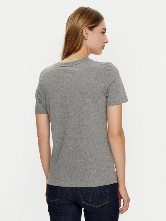 Tommy Hilfiger Tommy Hilfiger Majica WW0WW40276 Siva Regular Fit