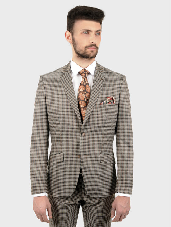 Evenemen Evenemen Marynarka BENVICO Brązowy Slim Fit