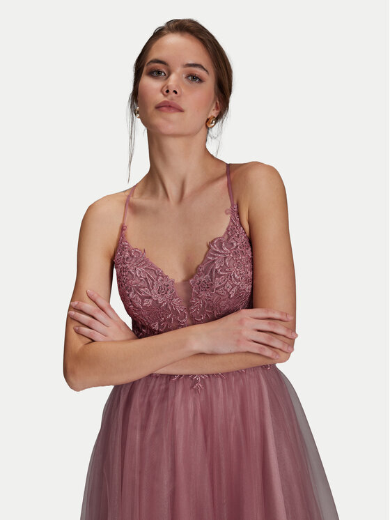 Hey Kyla Hey Kyla Večerné šaty 5AG017HK Ružová Regular Fit