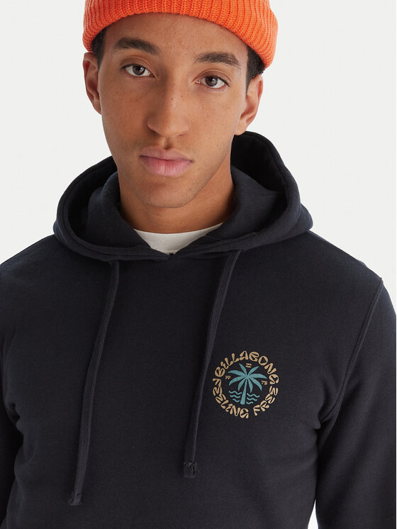 Billabong Billabong Džemperis ar kapuci EBYSF00176 Melns Regular Fit