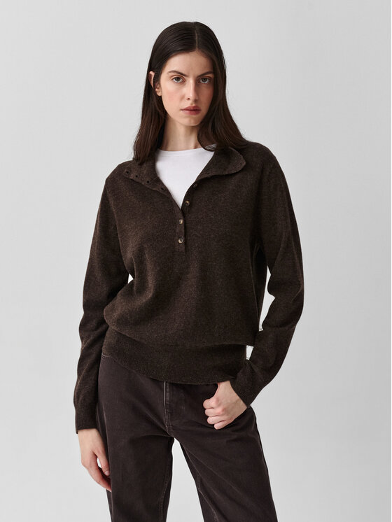 TATUUM TATUUM Sweter FULI Brązowy Classic Fit