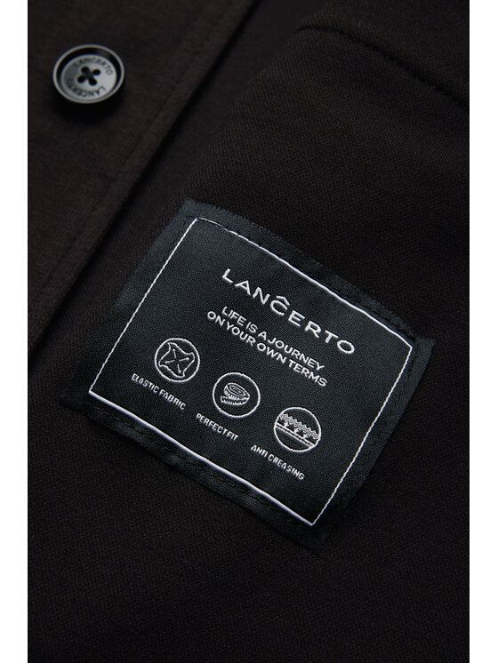 Lancerto Lancerto Kurtka przejściowa Kurtka Koszulowa Czarna Lunaria KO131225000002 Czarny Regular Fit
