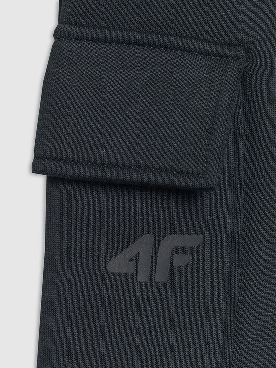 4F 4F Spodnie dresowe APRES SKI Granatowy Regular Fit