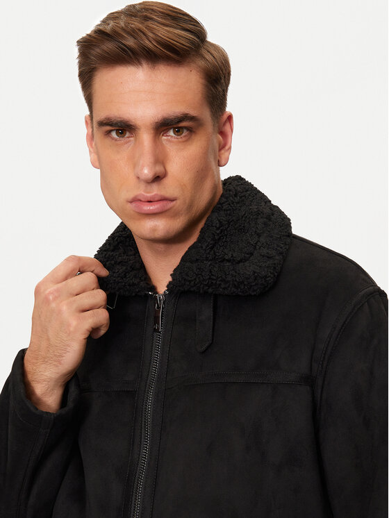 Armani Exchange Armani Exchange Giacca in similpelle 6DZB03 ZE1FZ 1200 Nero Regular Fit