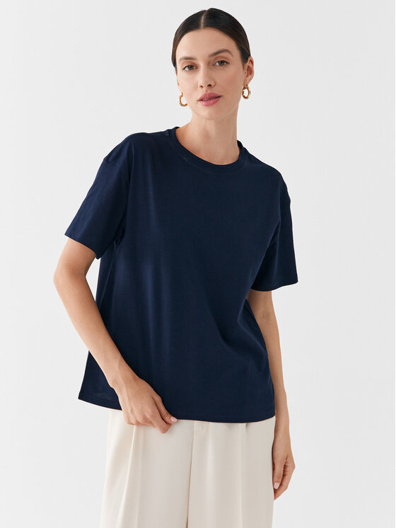 United Colors Of Benetton Tričko 3096D102O Tmavomodrá Regular Fit