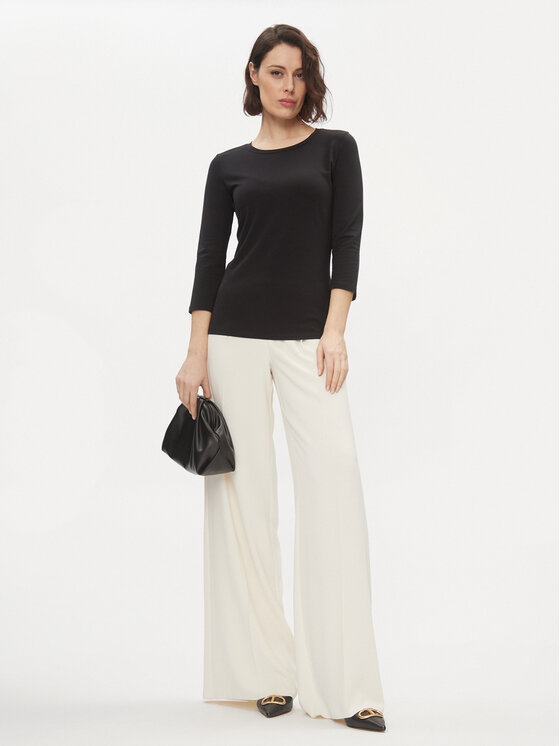Weekend Max Mara Weekend Max Mara Bluzka Multina 2415971031 Czarny Slim Fit