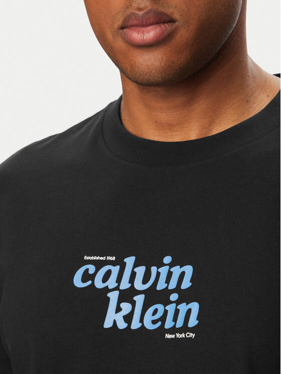 Calvin Klein Jeans Calvin Klein Jeans Tričko SS 20S  LV04RG815G Čierna Regular Fit