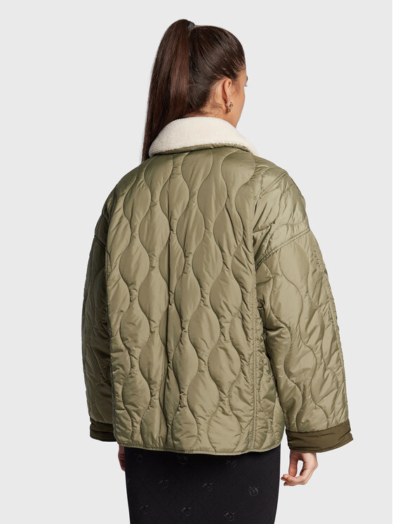 PINKO PINKO Μπουφάν μεταβατικό Ofelia 1G17Y7 Y828 Πράσινο Regular Fit