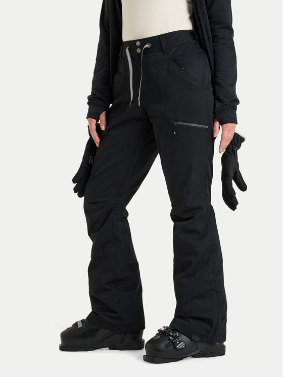 Roxy Roxy Snowboard hlače Nadia ERJTP03271 Crna Tailored Fit