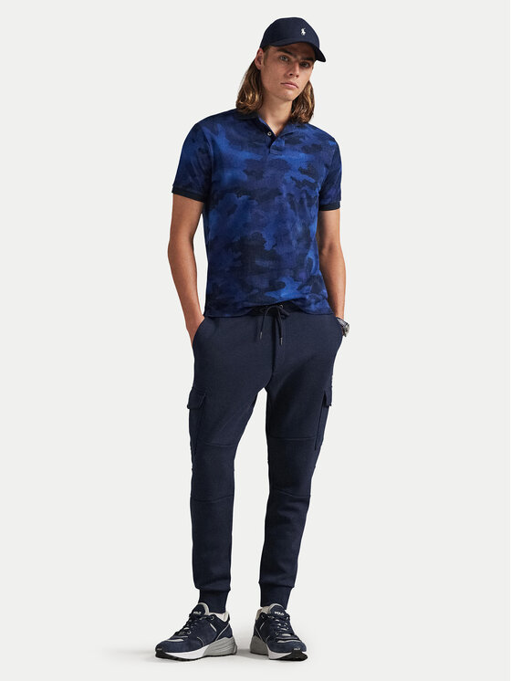 Polo Ralph Lauren Polo Ralph Lauren Polokošeľa 710P04010001 Tmavomodrá Custom Slim Fit