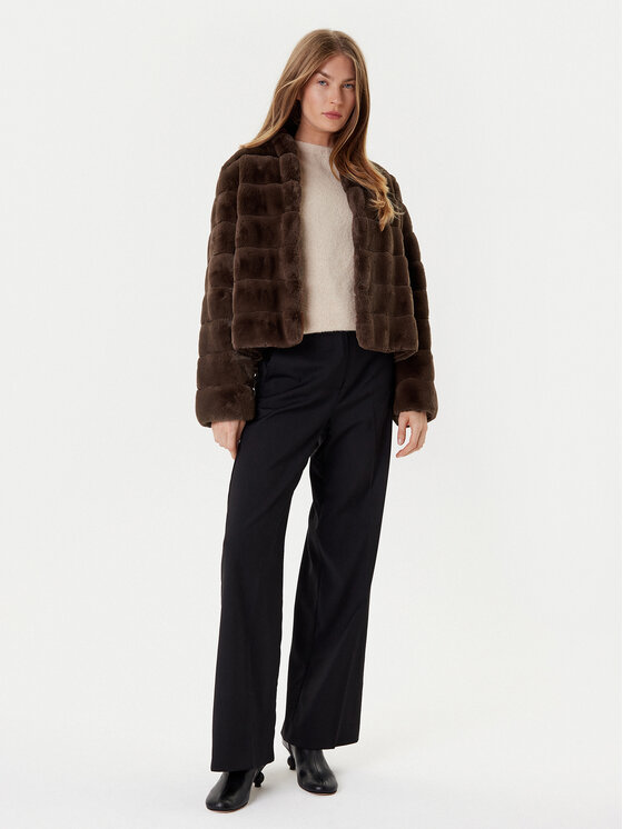 Marella Marella Krzno Carpazi 2525456011 Smeđa Regular Fit