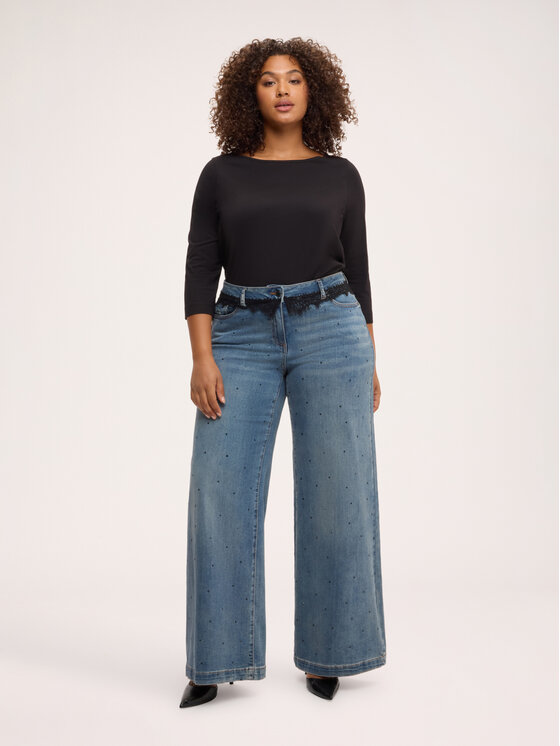 Fiorella Rubino Fiorella Rubino Bluzka G0CRL009262N033 Czarny Regular Fit