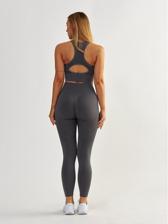 BeShaped BeShaped Legginsy Modelujące Body Boost Szary Shaping Fit