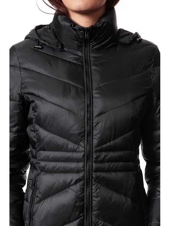 Wrangler Wrangler Giacca da donna SHORT PUFFER Nero Slim Fit