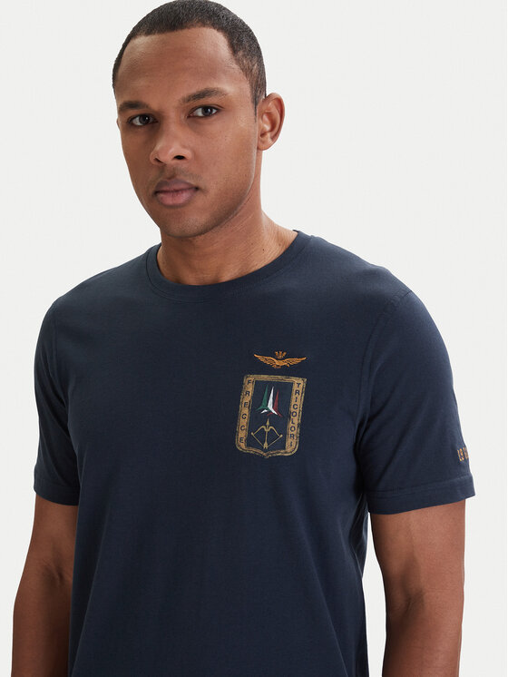 Aeronautica Militare Aeronautica Militare T-shirt 261TS2534UJ00641 Tamnoplava Regular Fit