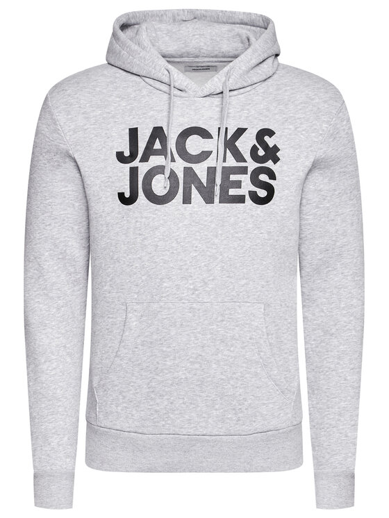 Jack&Jones Jack&Jones Majica dugih rukava Corp Logo 12152840 Siva Regular Fit
