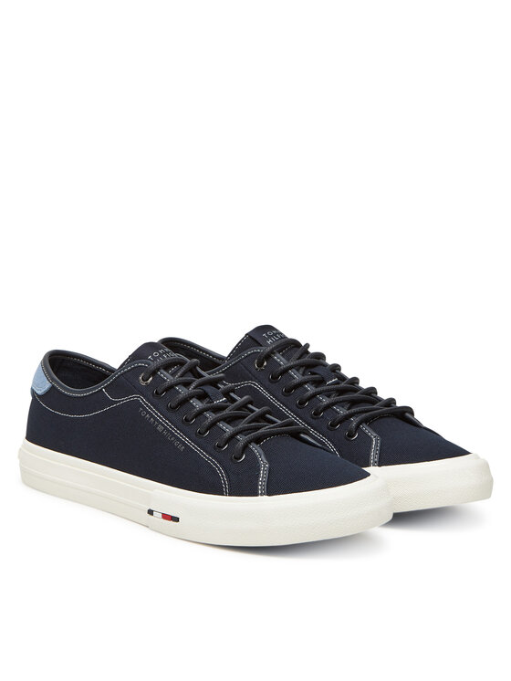 Tommy Hilfiger Tommy Hilfiger Гуменки Hi Vulc Street Canvas FM0FM05515 Тъмносин
