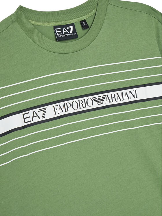 EA7 Emporio Armani EA7 Emporio Armani Majica 7B000069 AF10378 U7203 Zelena Relaxed Fit