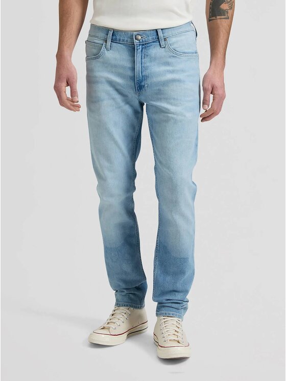 Lee Lee Jeansy LUKE Niebieski Slim Fit