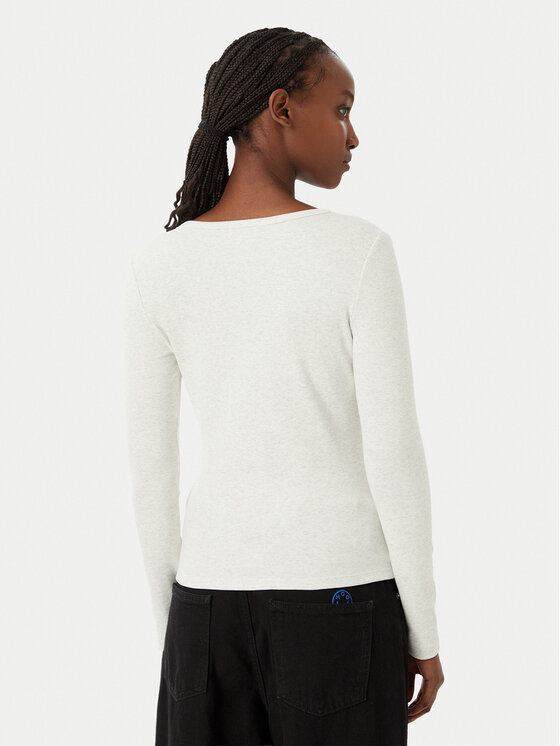 Calvin Klein Jeans Calvin Klein Jeans Blúzka LV047D218G Svetlosivá Slim Fit