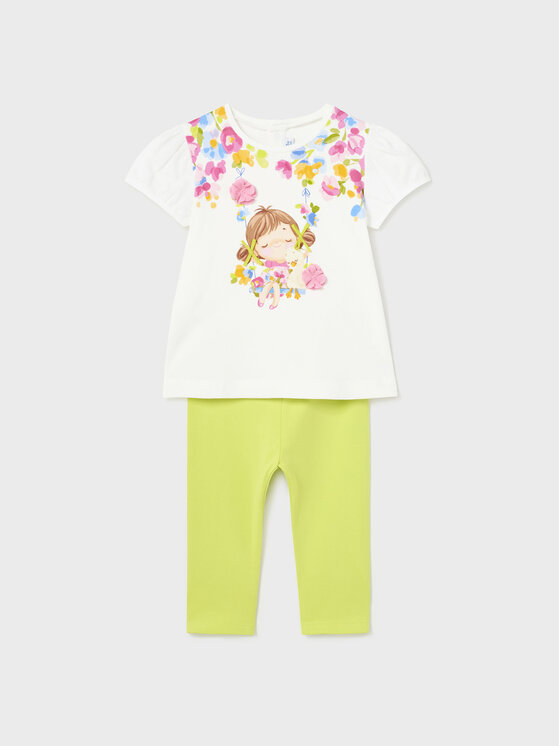 Mayoral Mayoral Completo T-shirt e leggings 1777 Multicolore