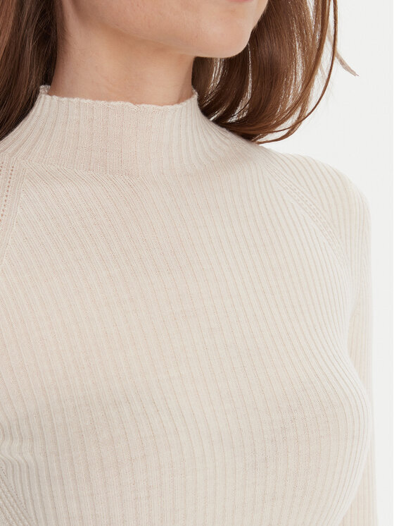 TWINSET TWINSET Pullover 252TT3111 Écru Slim Fit