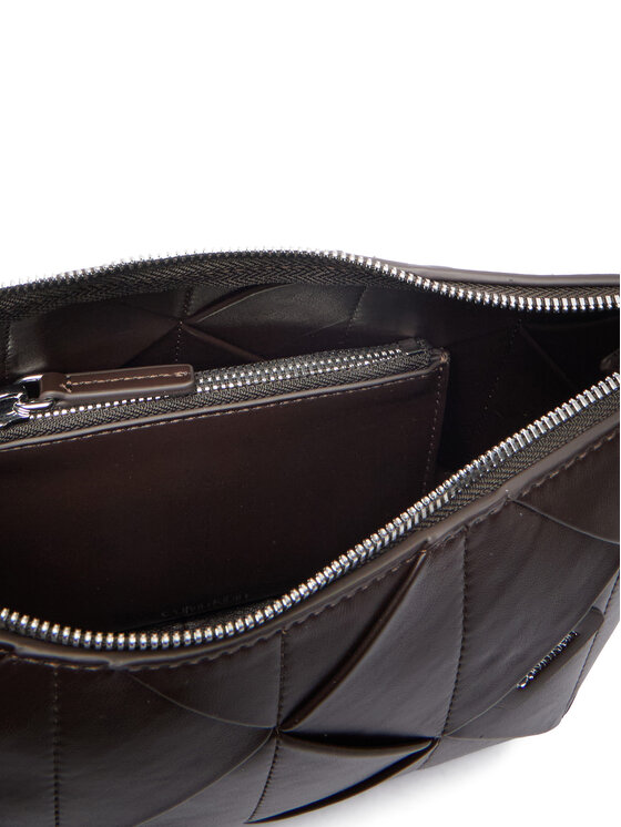 Calvin Klein Calvin Klein Käekott Woven Shoulder Bag LV04F3546G Pruun