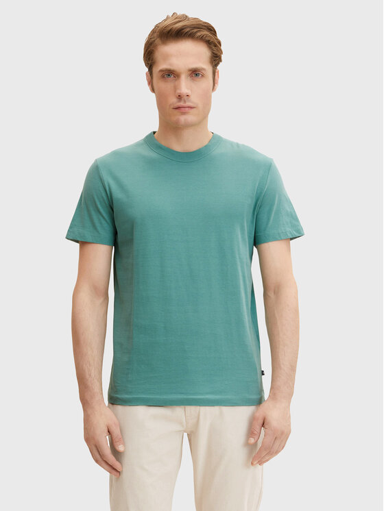 Tom Tailor Tricou 1032915 Verde Regular Fit
