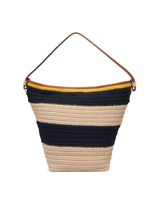 Tommy Hilfiger Tommy Hilfiger Borsetta Th Nautical Bucket Crochet Str AW0AW18814 Multicolore