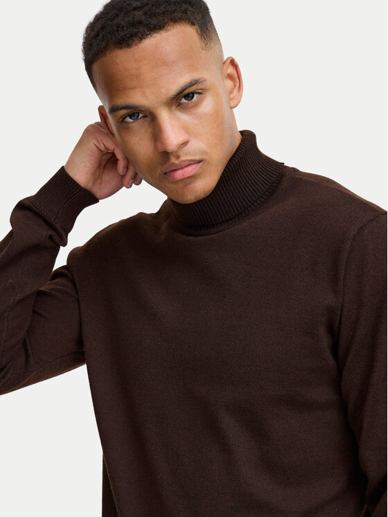 Blend Blend Rollkragenpullover 20717261 Braun Regular Fit