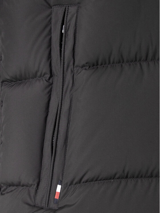 Tommy Hilfiger Tommy Hilfiger Vatovaná bunda MW0MW36569 Čierna Regular Fit