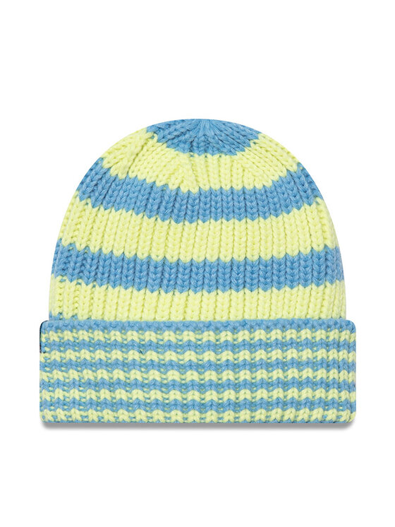 New Era New Era Czapka Stripe Knit Bean 60565458 Niebieski