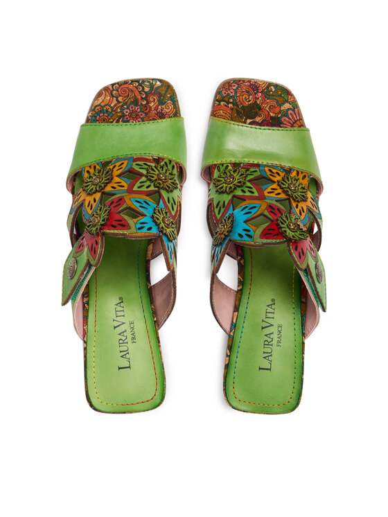 Laura Vita Laura Vita Шльопанці Jacqueso 09 Зелений
